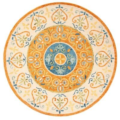 SAFAVIEH Handmade Novelty Armance Ornate Wool Rug
