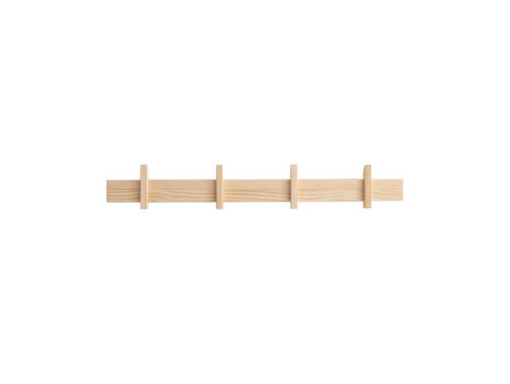 Grand porte-manteau mural 80 cm Verni