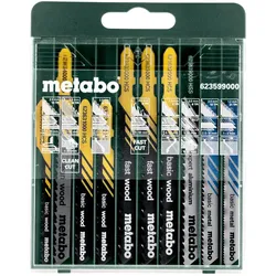 Metabo Stichsägeblatt Sortiment SP 10-teilig Holz Metall Kunststoff 623599000