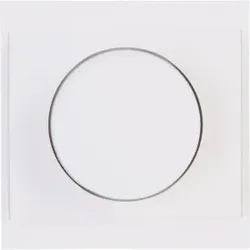 Kopp 846213080 MALTA - Druck-Wechsel-Universaldimmer für Glühlampen, Halogenlampen, dimmbare LED, Farbe: arktisweiß