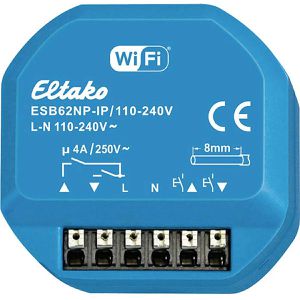 Eltako Schaltaktor ESB62NP-IP, für Smart Home, 1 Kanal, bis 4 Ampere, Unterputz, WLAN