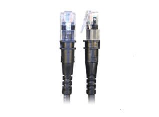 Patchsee Patchkabel ThinPatch Cat. 6A ISO/IEC, U/FTP, halogenfrei, 10 G, schwarz, 4,0 m TP-6A-F/13