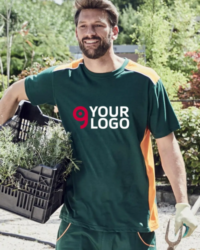 T-shirt da lavoro LEVEL 2 uomo Personalizzate o neutre James & Nicholson