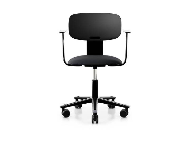 Schreibtischstuhl HÅG Tion 2140 , schwarz, H:79,3cm, Aluminium, Stühle, Schreibtischstuhl