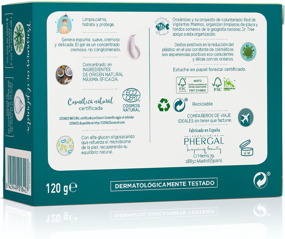Dr. Tree Gel Doccia Solido uso frequente 120 gr