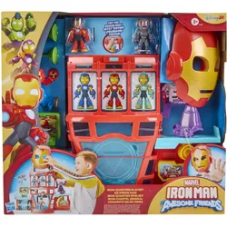 Hasbro - Marvel Iron Man and his Awesome Friends elektronisches Iron Quartier Spielset für Jungen und Mädchen