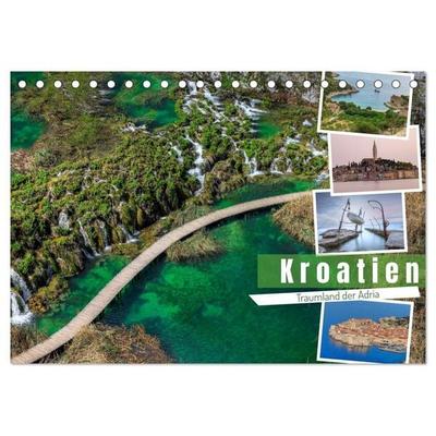 Kroatien Traumland der Adria (Tischkalender 2027 DIN A5 quer), CALVENDO Monatskalender