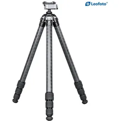 Leofoto SA-364CL und Gewehraufnahme MA-30L (Carbon, Metall), Stativ, Schwarz