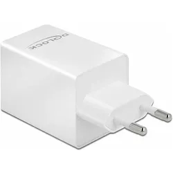 Delock USB-Wandladegerät 41447 USB-C PD 3.0, 60 W (60 W, 1 Port), USB Ladegerät, Weiss