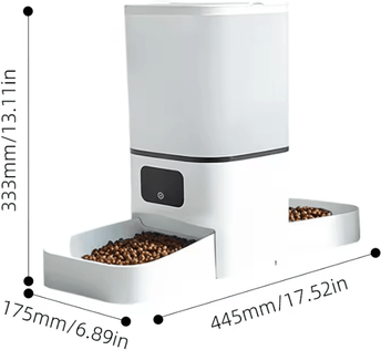 Inspire Curations SmartServe 6L WiFi Automatic Pet Feeder With Double Bowls 6l Wifi Feeder