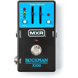Dunlop MXR Rockman X100 (E-Gitarre, Gitarre), Effektpedal, Schwarz