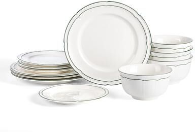 Emeril Lagasse Victory Modern Porcelain Dinnerware Set, Dishwasher & Microwave Safe