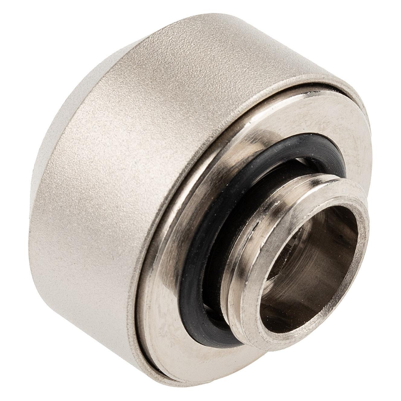 Optimus Hardtube Fitting Satin Nickel - 12 mm (OP-FIT-HARD-12MM-NICKEL-SINGLE)