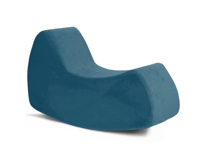 Hocker Rockmore Velvet Blau