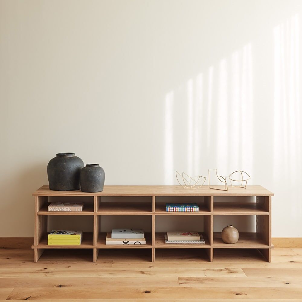 TEULAT Mueble de tv roble