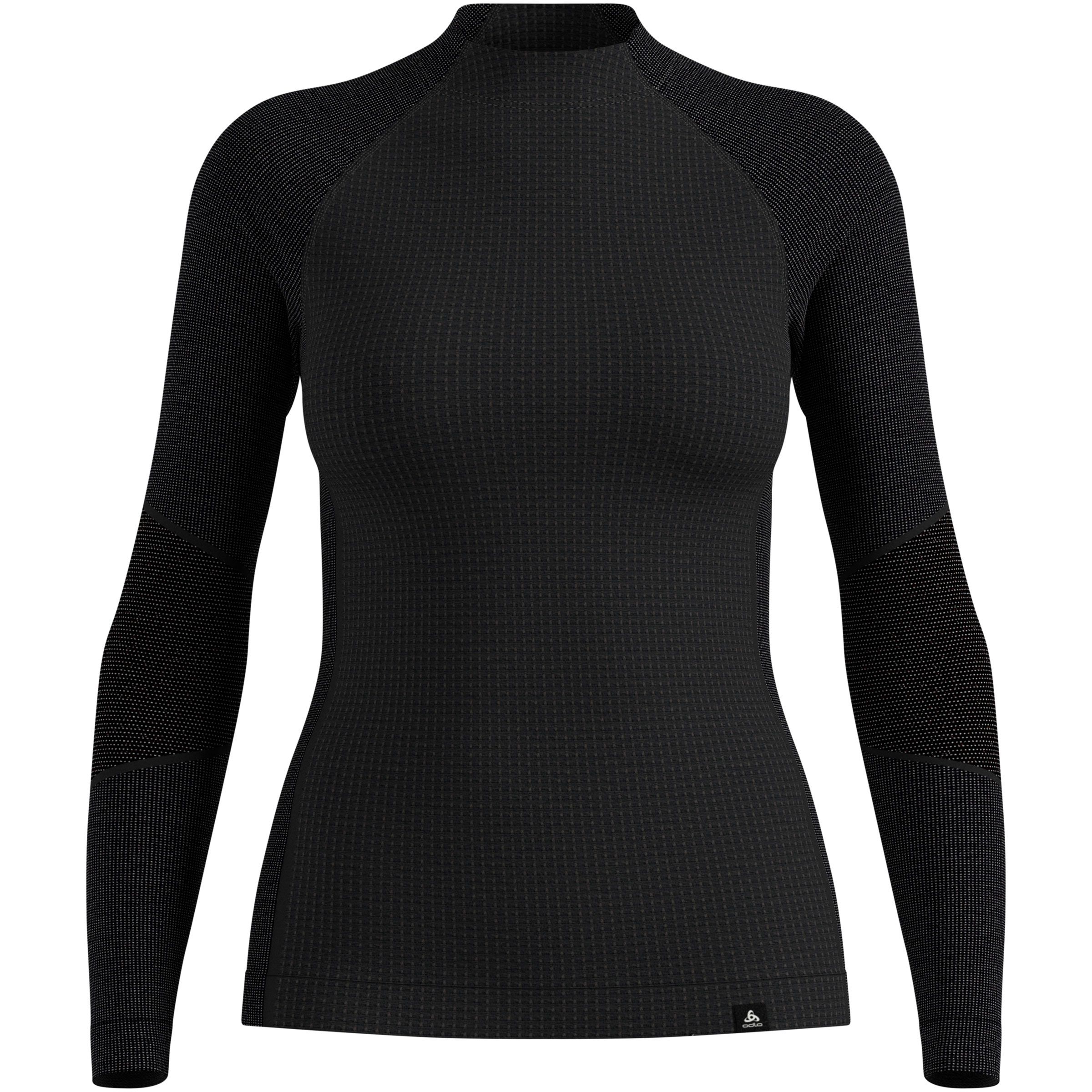 Odlo Seamless Performance Damen Langarm Unterhemden schwarz Größe M Hautfreundlich Merinowolle
