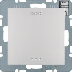 Berker 75441383 KNX CO2 Sensor mit Luftfeuchte- und Temperaturregler, S.x/B.x alu matt, lackiert