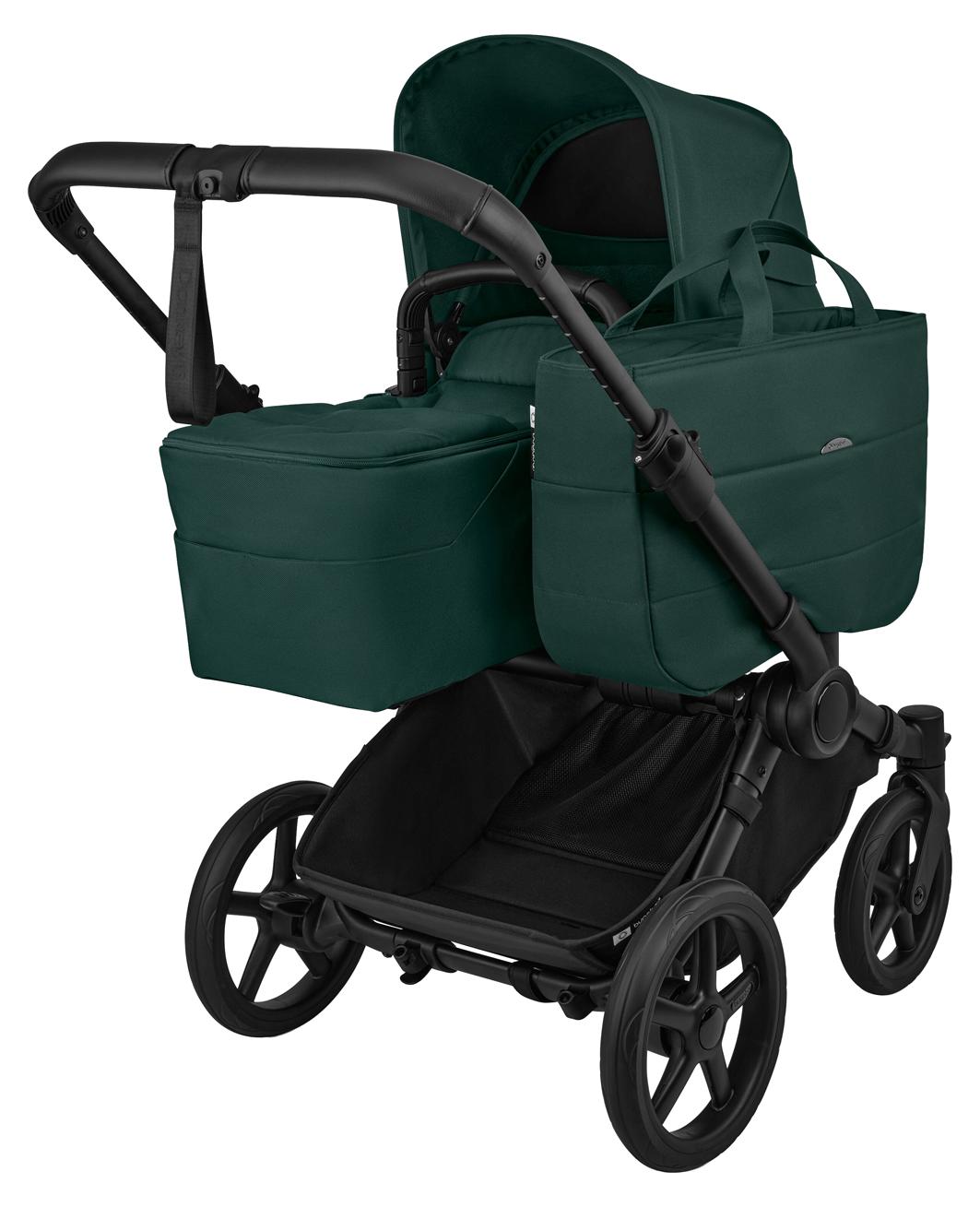 Bugaboo Kinderwagen - Donkey 6 Renew Mono Complete - Black/Fern Green | Bugaboo
