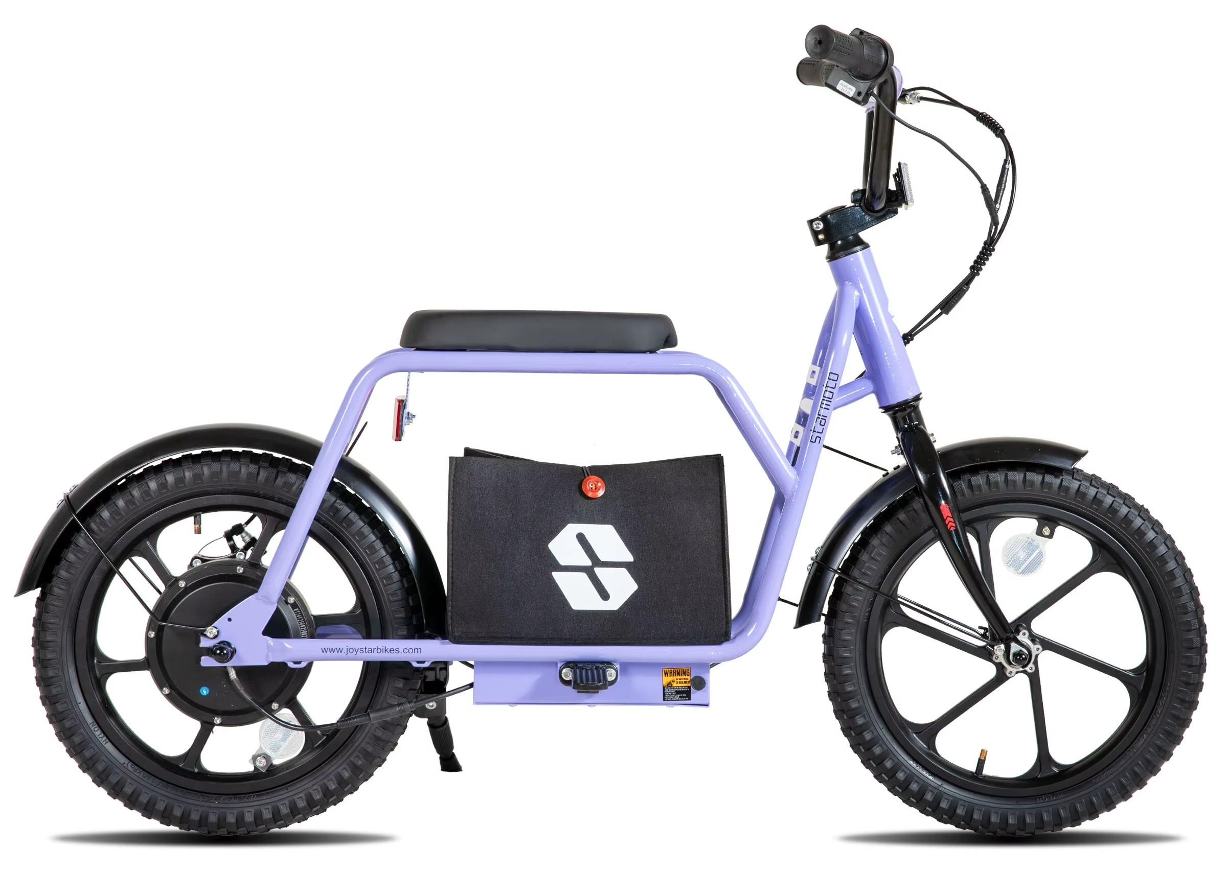 Kinderfahrrad - 40 cm Kinderfahrrad - Aluminiumfelgen - Stahlgabel - Kohlenstoffstahlrahmen - V-Bremse/Scheibenbremse - Lila