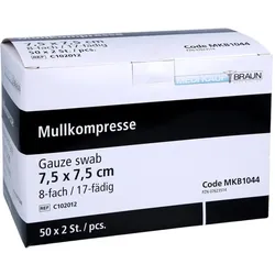 Mullkompressen steril 7,5cmx7,5 cm