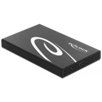 Externes Gehäuse für 2.5" SATA HDD / SSD mit SuperSpeed USB 10 Gbps (USB 3.1 Gen 2), Laufwerksgehäuse schwarz