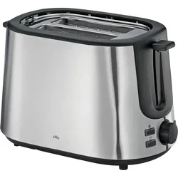 Cilio Toaster CLASSIC 2 Scheiben, Toaster, Schwarz, Silber