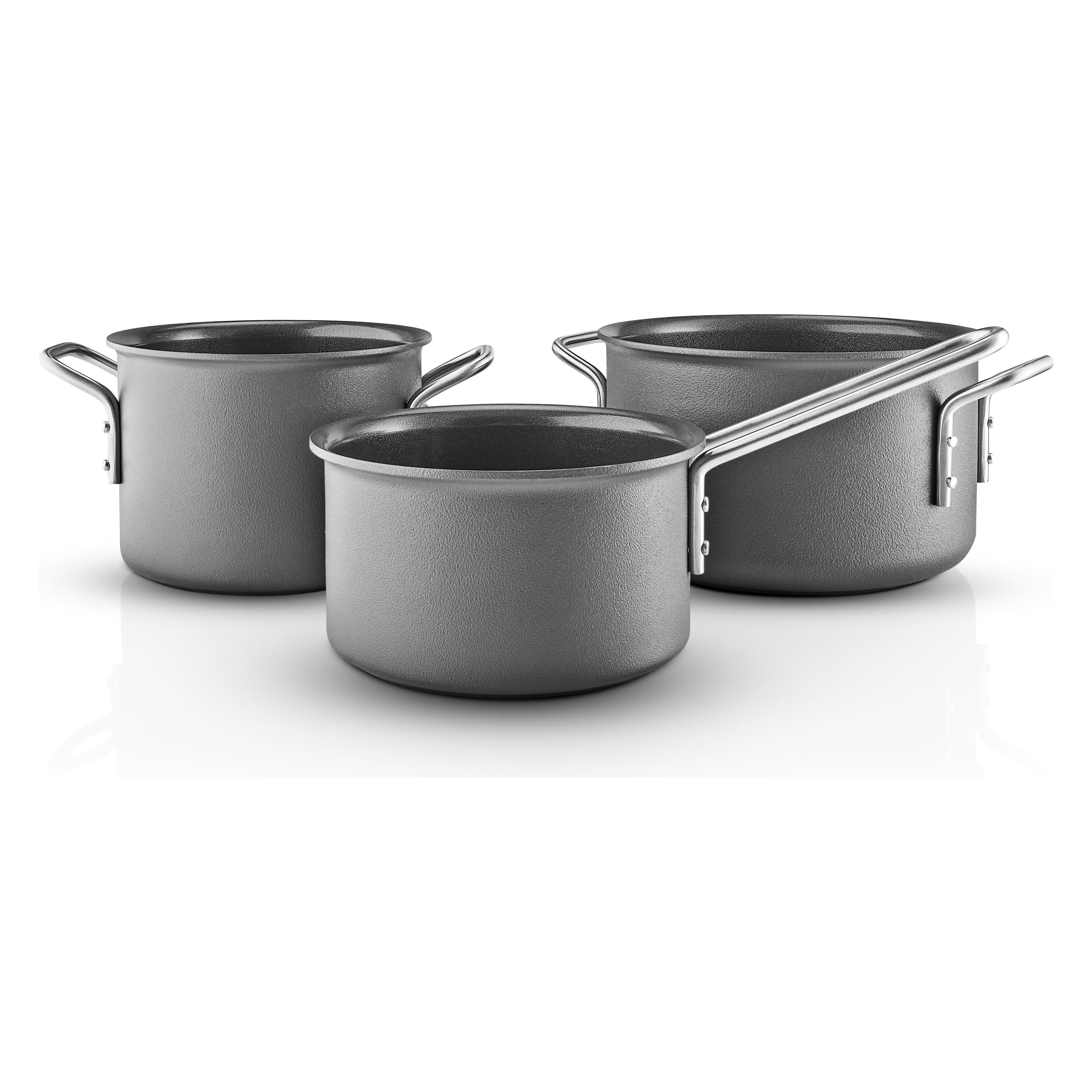 Eva Solo Eva Trio - Grey Line Topfset - Grey - 1,8 l, 2,5 l, 3,8 l (260360)