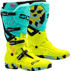 Sidi Crossair X Messy, Stiefel - Mint-Grün/Neon-Gelb/Schwarz - 40 EU