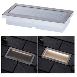 Solar LED Bodeneinbauleuchte Aron Bewegungsmelder IP67 3000K 40lm Weiß