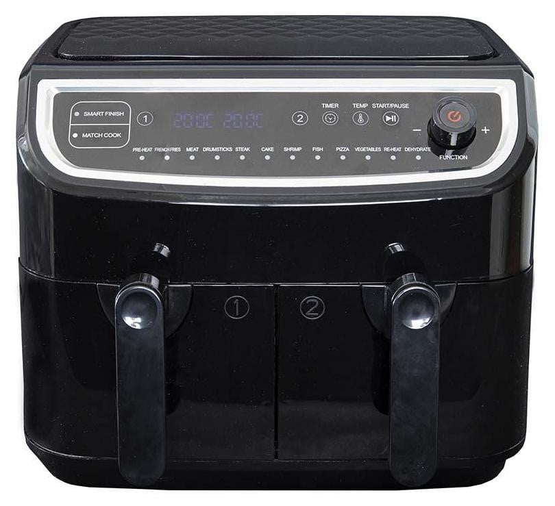 Gastronoma 18290003 Dubbele frituurpan met laag vetgehalte, 9 liter