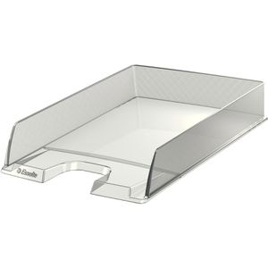 Esselte Briefablage Europost, 623603, transparent, A4, glasklar, stapelbar, Kunststoff