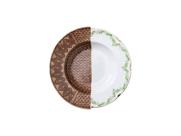 Design Suppen- & Pastateller „Hybrid Malao“ aus Porzellan Multicolor Seletti
