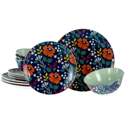 creaTable Tellerset 12-tlg FOLKLORE - B/H/T ca. 36.00x32.00x33.00