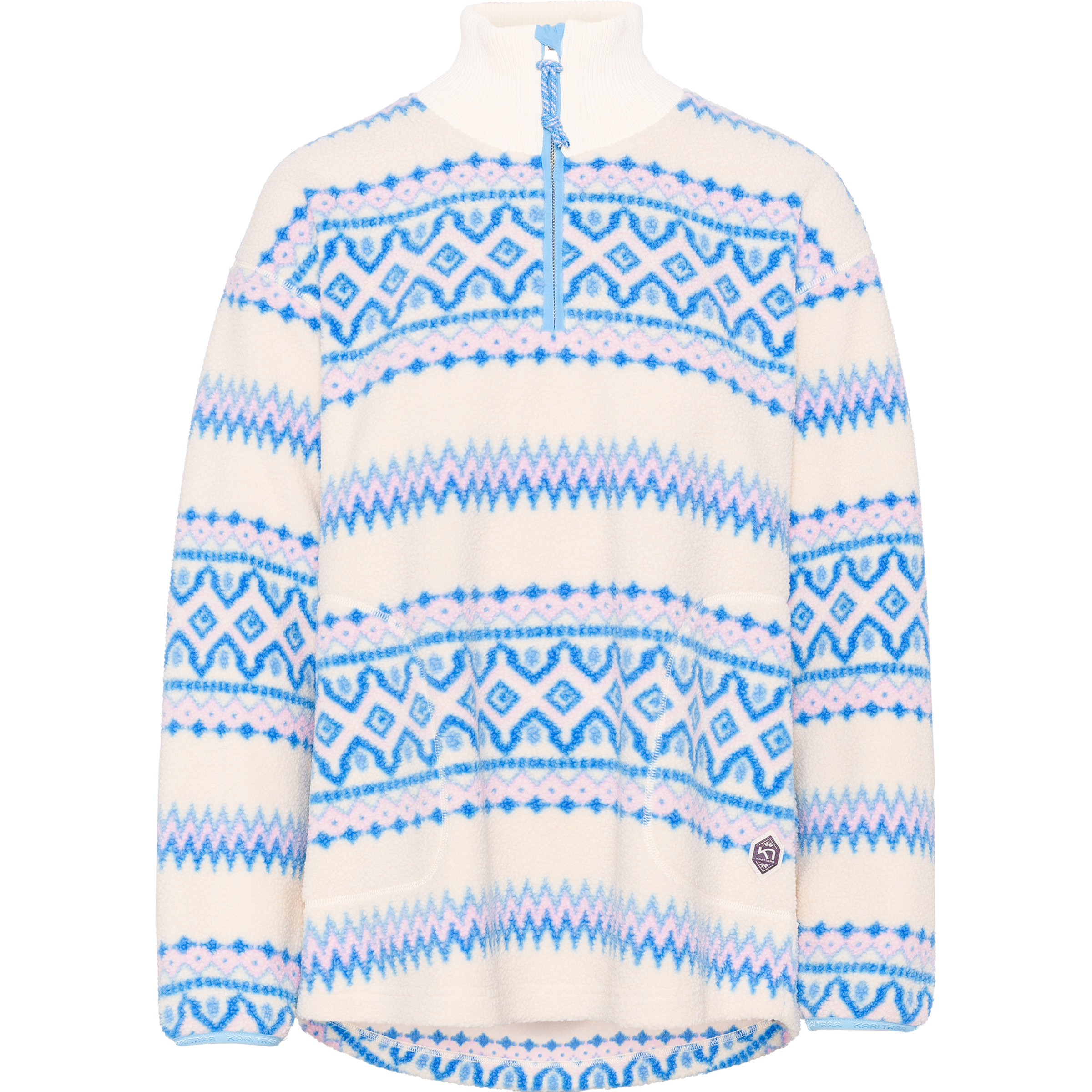 Kari Traa Ruthie Half Zip Damen Pullover blau Größe M Lifestyle Atmungsaktiv