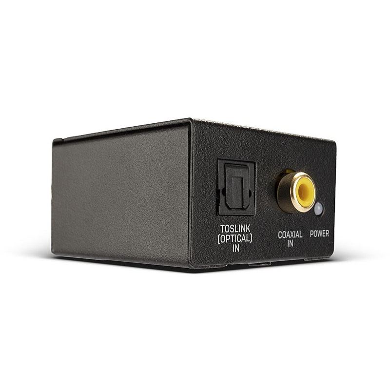 Lindy DA-Wandler,TosLink (optisch) & koaxial an RCA-Stereo