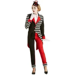 buttinette Pierrot-Kostüm "Raute" für Damen