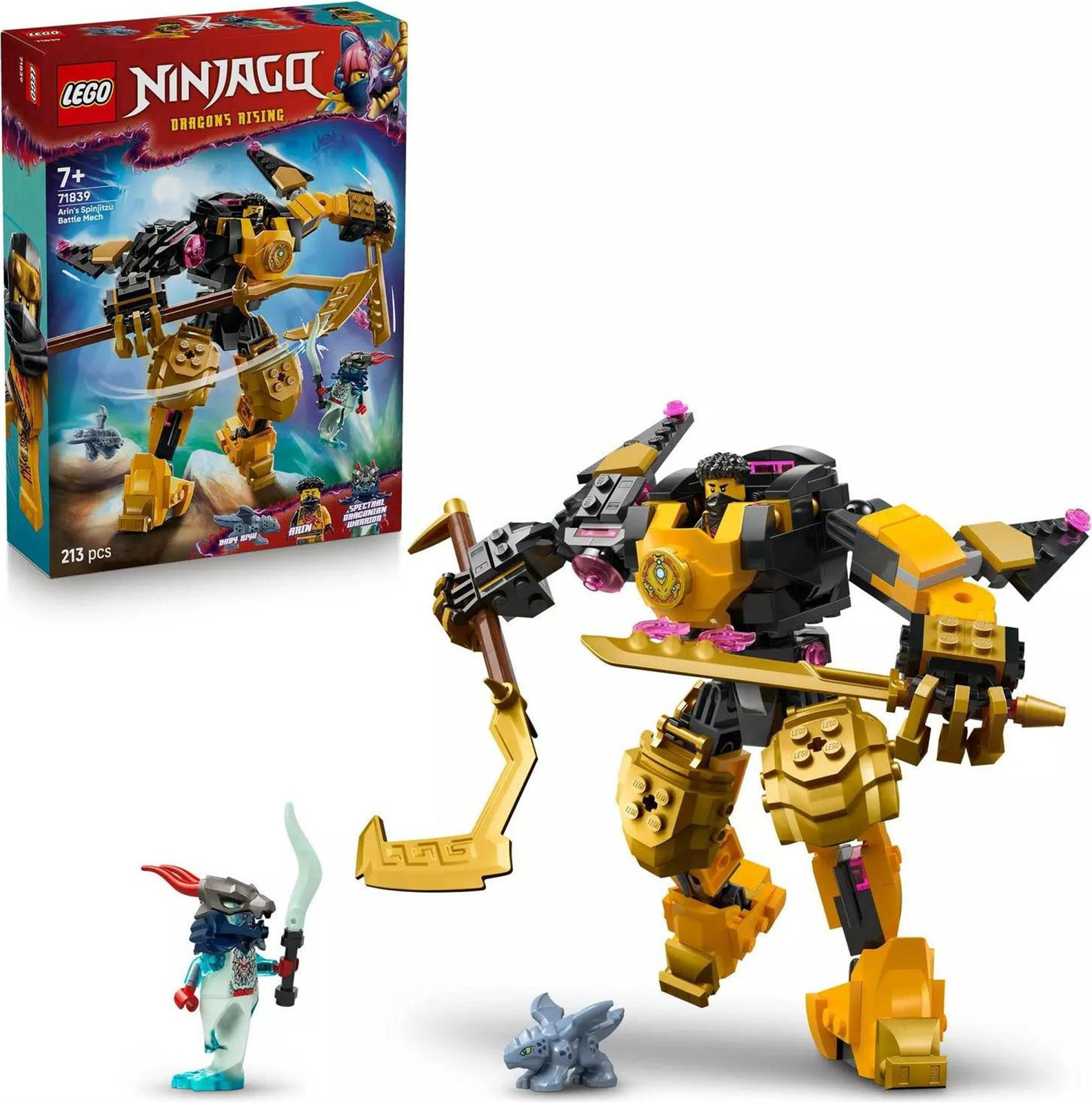 LEGO NINJAGO Spinjitzu-gevechtsrobot van Arin 71839
