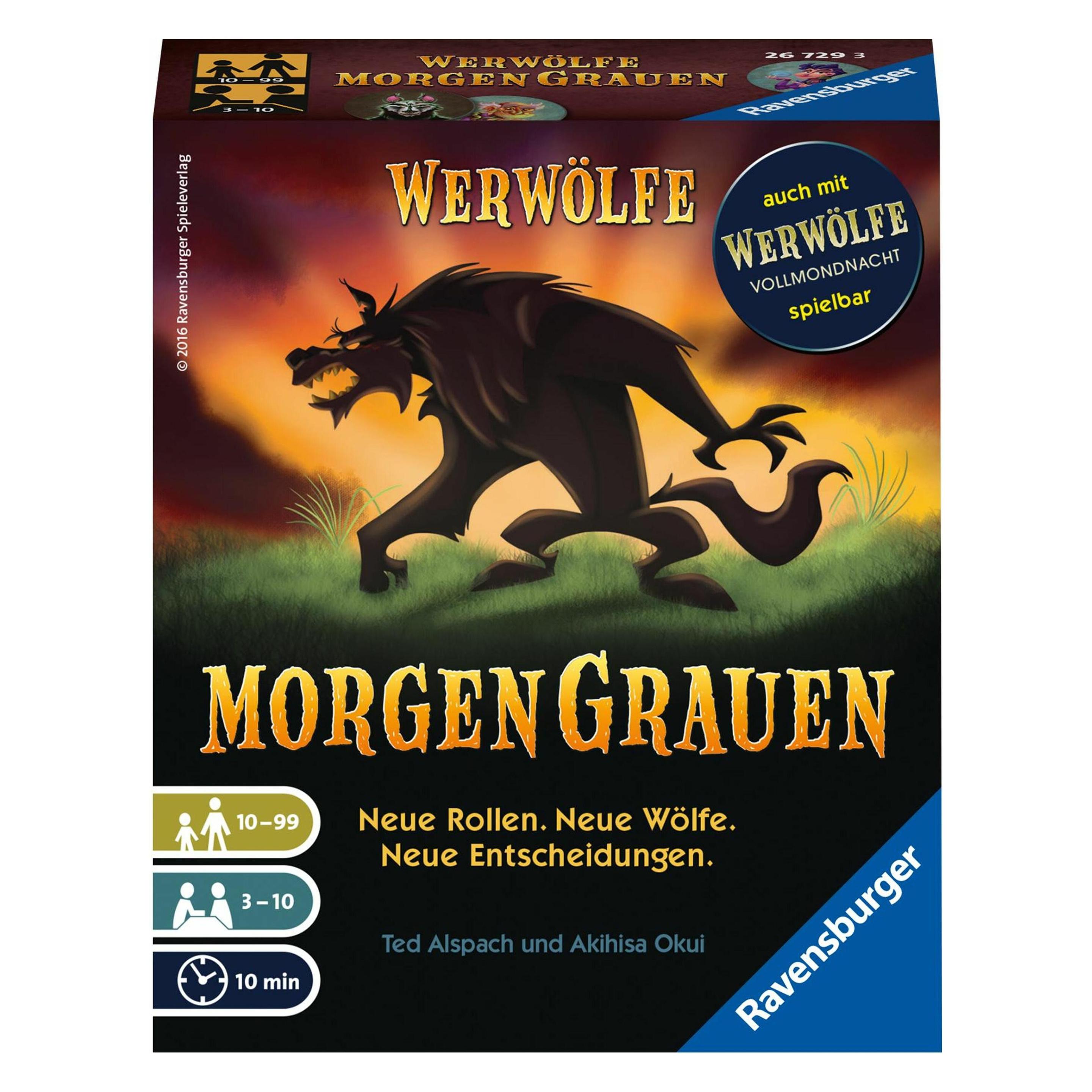 Ravensburger Werwölfe Morgengrauen (Deutsch, 3 - 10 Spieler) (00.026.729)