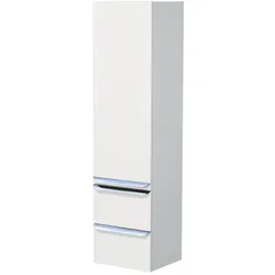 Naturel Pavia Badezimmerschrank hoch 40x155x35 cm weiß matt PAVIA3V40DVPCR