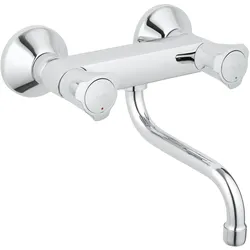 Grohe, Küchenarmatur, Küchenarmatur mit Zweigriff GROHE Costa chrom glänzend 31187001