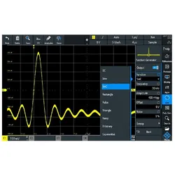 Rohde & Schwarz, Multimeter, Oszilloskop-Software, Funktionsgenerator für RTC1000 Oszilloskop (Oszilloskop)