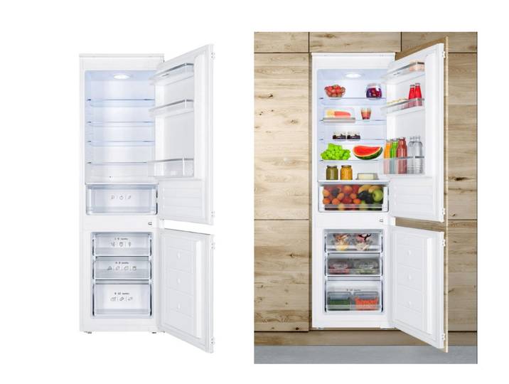 Amica Kühl-/Gefrierkombination EKGCS 387 920 EKGCS 387 920, 177.1 cm hoch, 52 cm breit, FrostControl, Glasablagen, LED-Beleuchtung