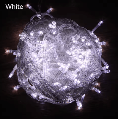 Inspire Curations Outdoor LED Christmas String Lights With EU US Plug white 5m 40led Eu 220v