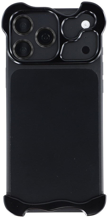 INCOVER iPhone 18 Pro 2-i-1 Metal Bumper Cover - Sort