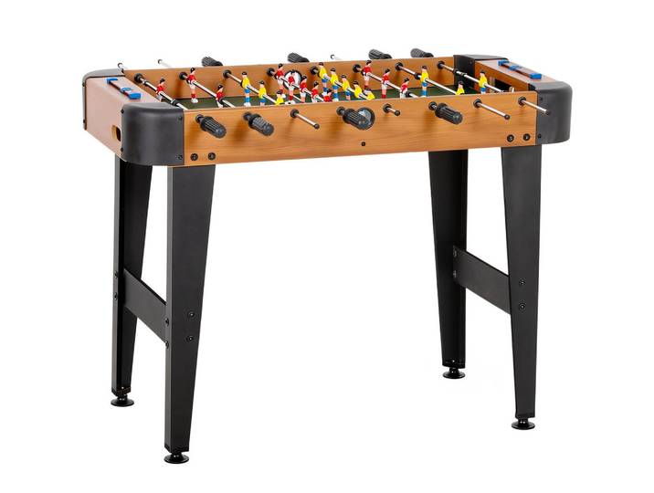ComfortXL Tischfusball De-18856 22 Spieler, 360°-Stangen Braun, 75x92 cm, Freizeit & Co, Sport & Fitness