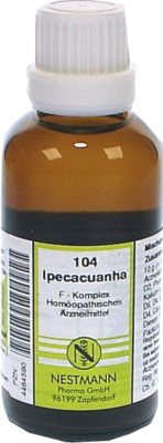 NESTMANN Pharma GmbH IPECACUANHA F Komplex Nr.104 Dilution 50 ml 04484590