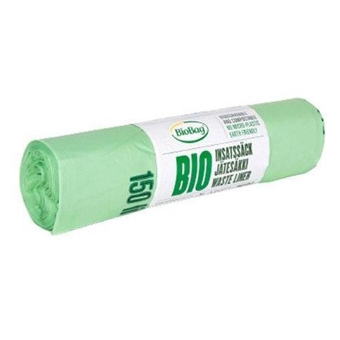Biobag International BioBag-Kompostierungs-Müllsäcke 125/150 l (5 Rollen) 35 mkr. 75 × 115 cm, grün 7035961869079 (5x, 125 l) (BIOBAG)