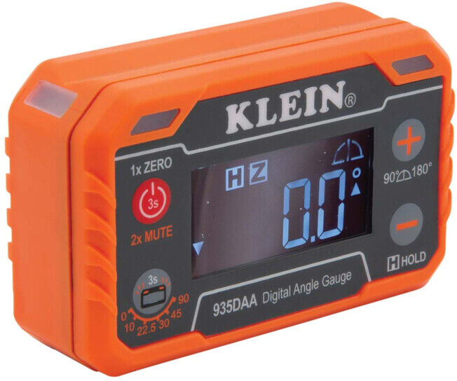 Klein Tools Inclinomètre numérique avec alarme d’angle (935DAA)