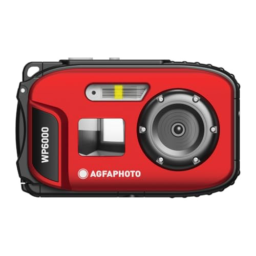 AgfaPhoto Realishot WP6000RD waterdichte digitale camera, 18 MP, rood