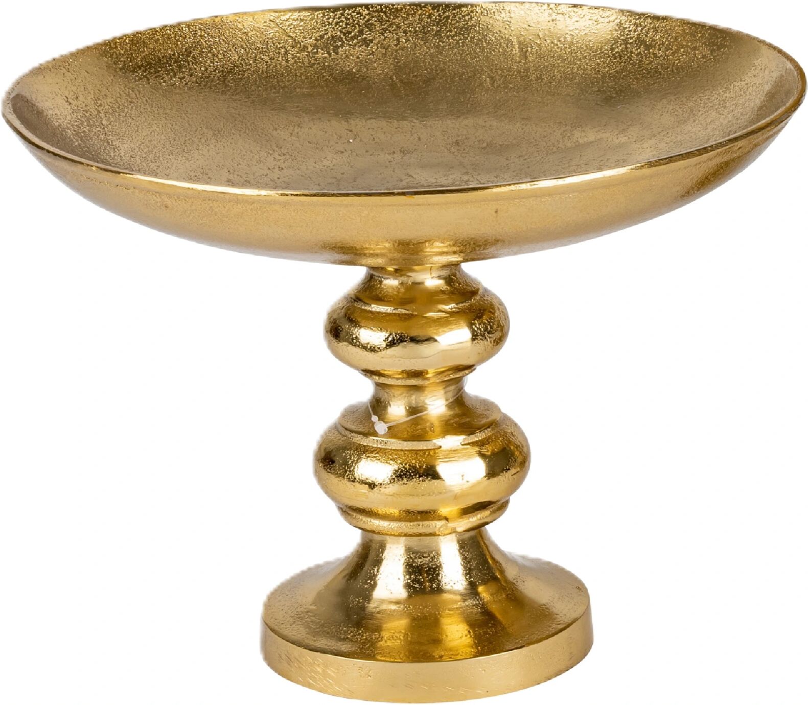 Decofinder Auf Fuss, Aluguss, Gold, H: 26 cm  Gold